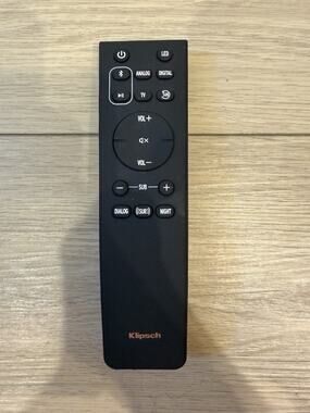 GENUINE KLIPSCH CINEMA 800 1200 SOUNDBAR SYSTEM REMOTE CONTROL 1069377 OEM
